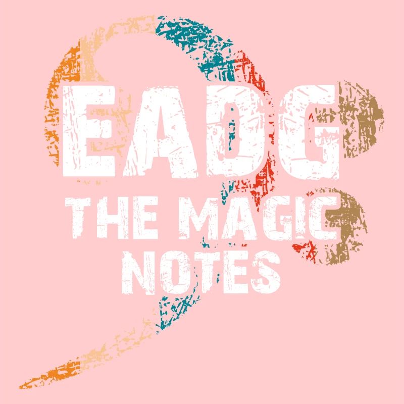 EADG les notes de basse magiques - design de basse cool