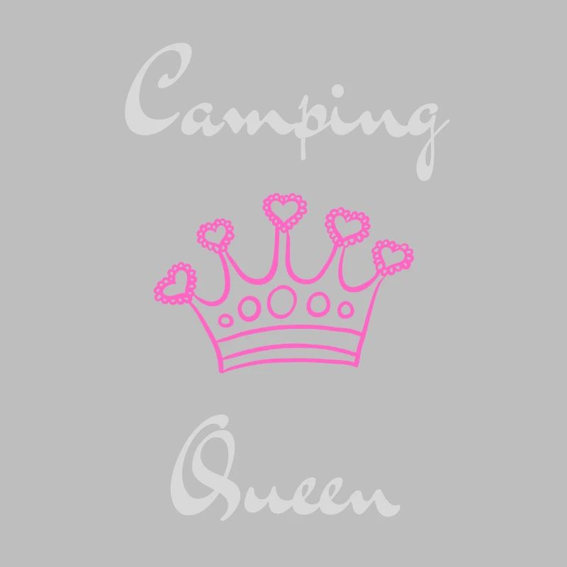 Camping Queen Version 2 (impression blanche)