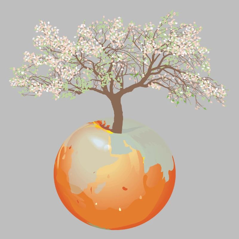 Erde - Apfelbaum