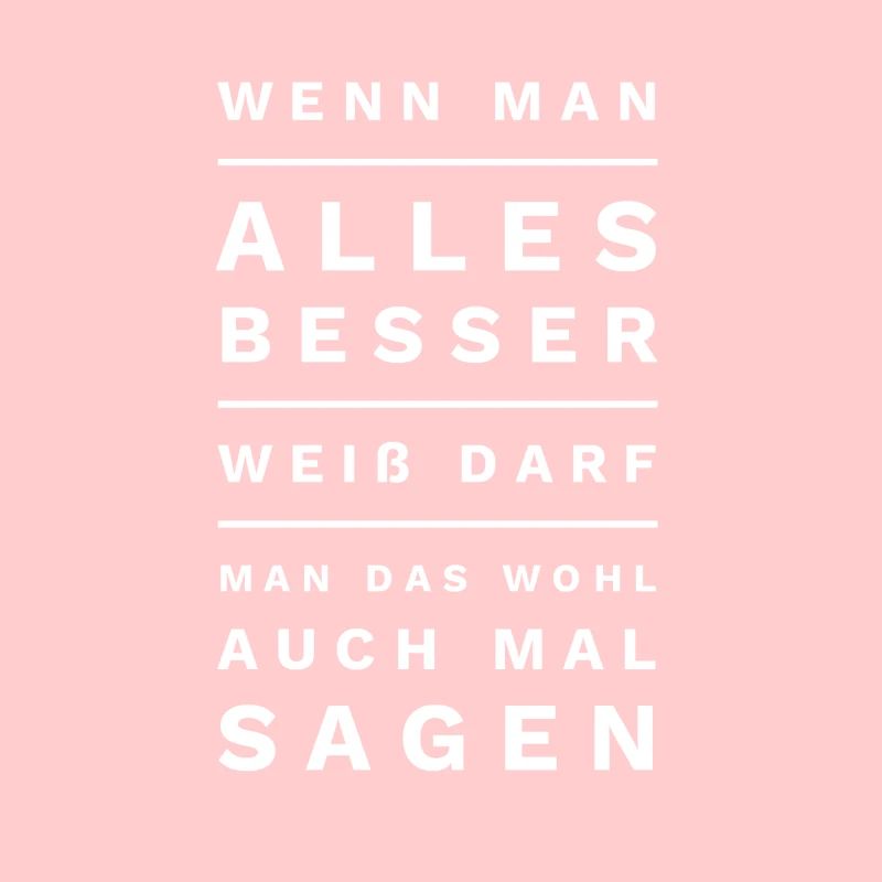 Know-it-all knows everything better tea saying