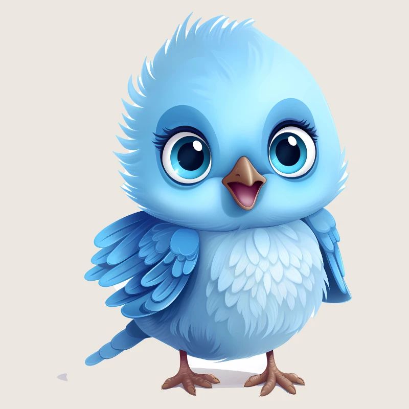 Bébé oiseau mignon