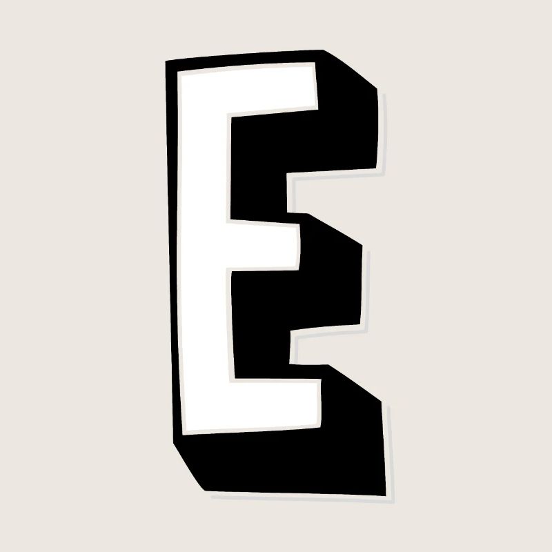 Lettre E - Alphabet E