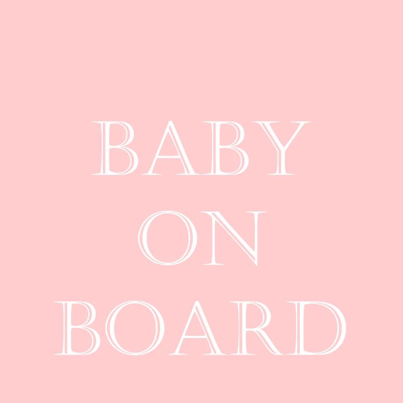 bébé à bord
