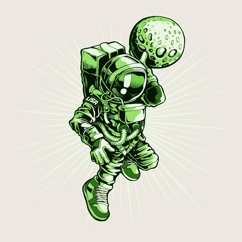 Fusée astronaute spatiale