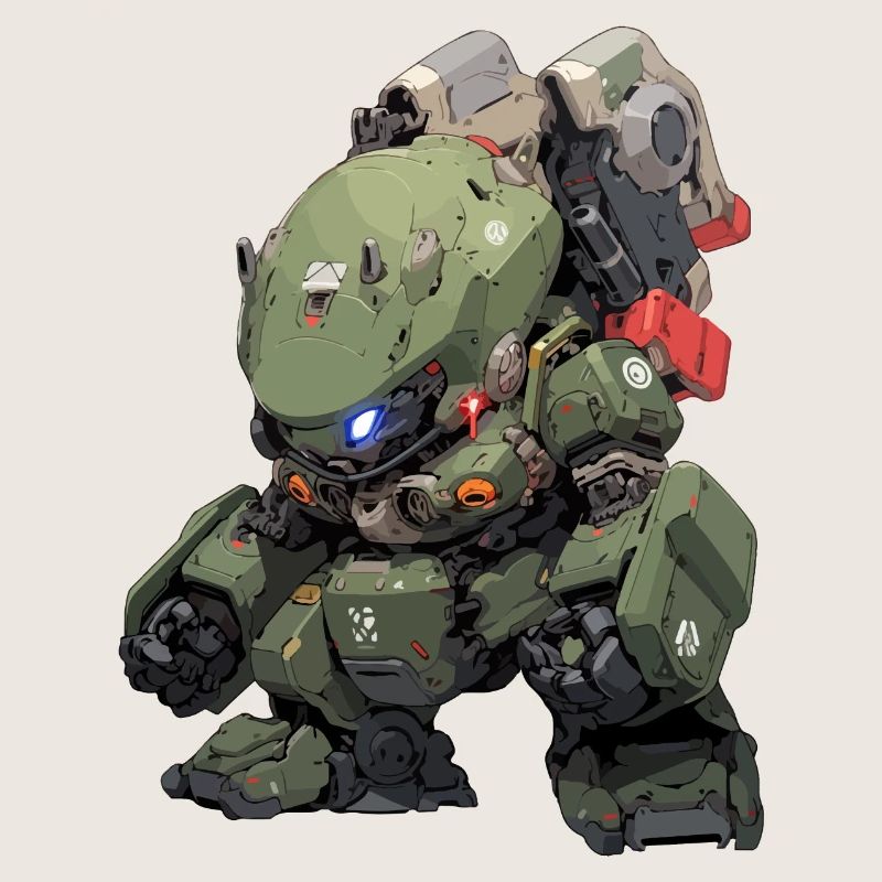 Robot de combat Chibi