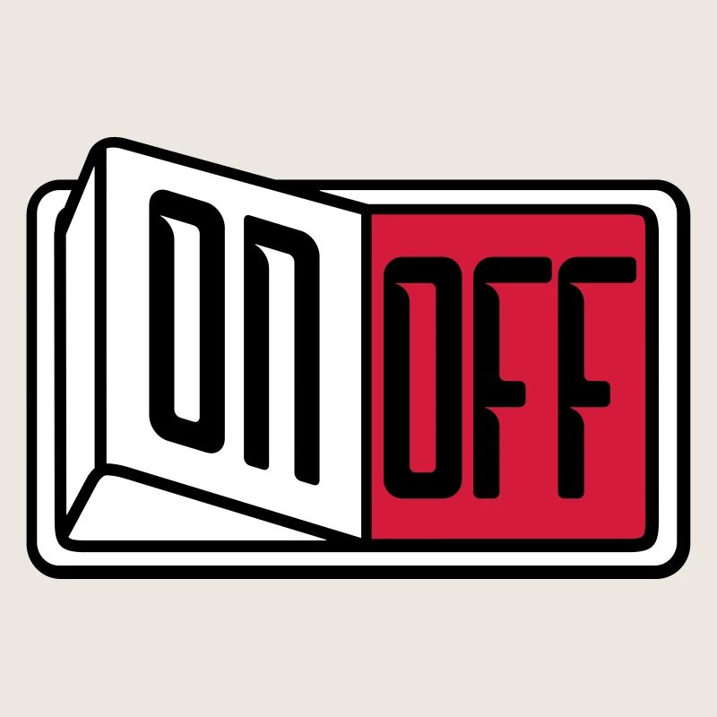 off on switch button button turn off