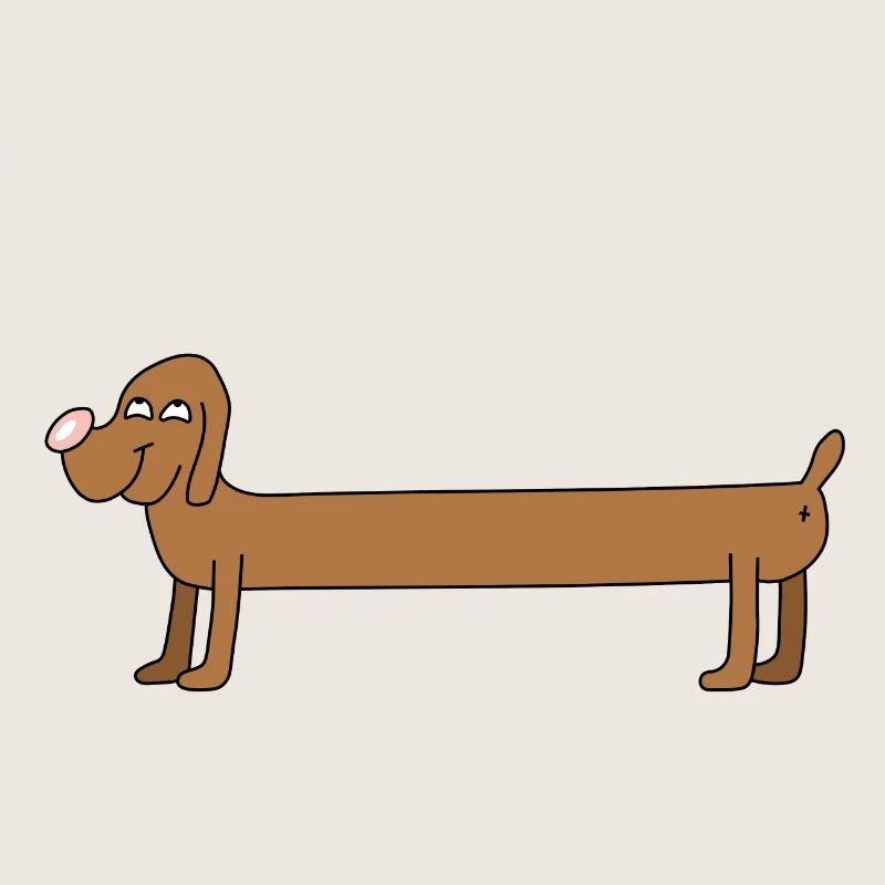 Joyeux long teckel