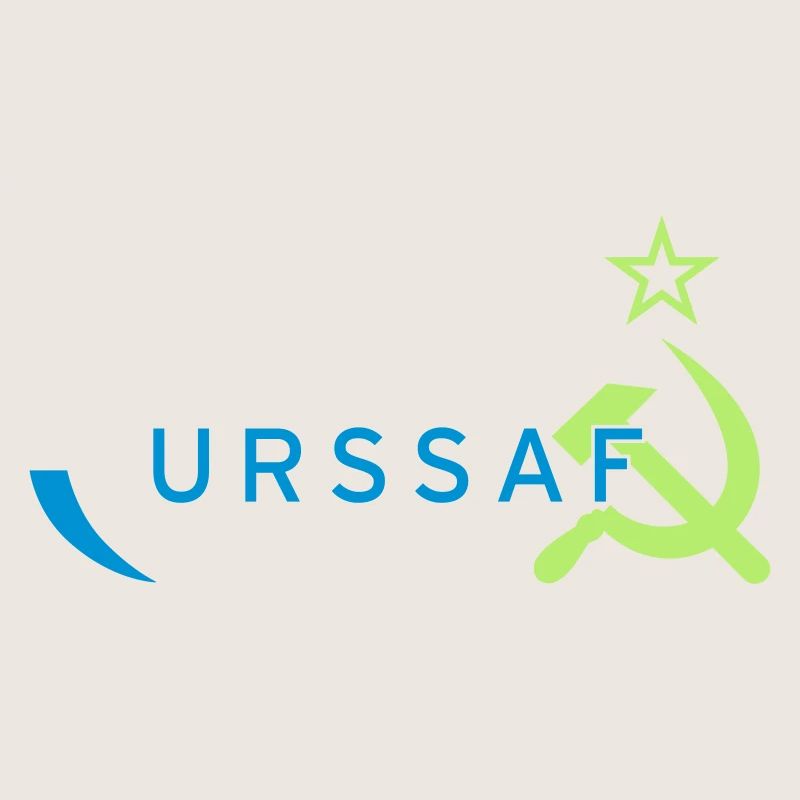Logo URSS/ URSSAF Vert & Bleu