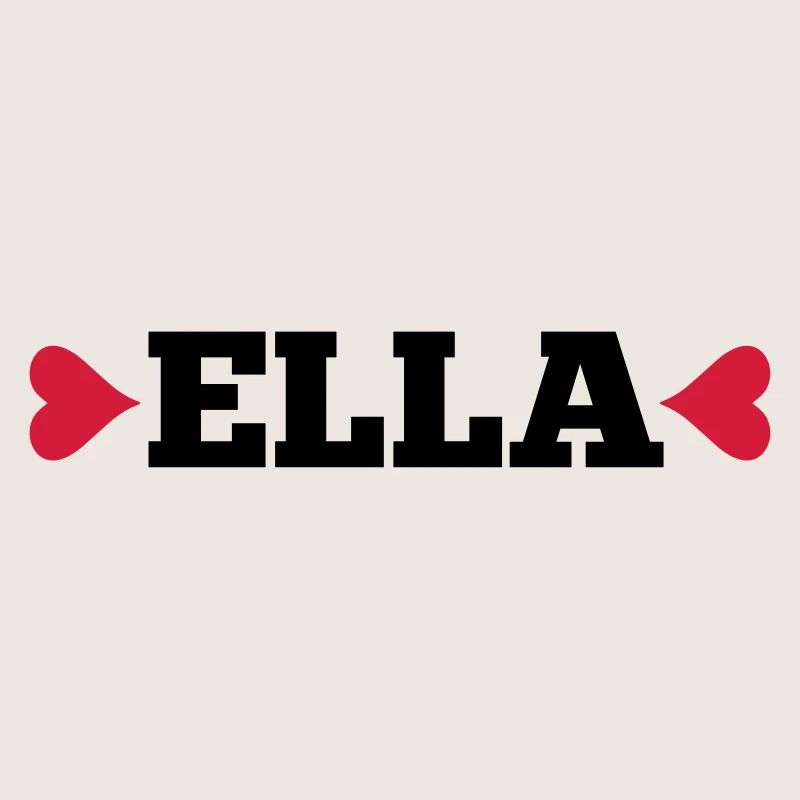 Ella mit Herz Geschenk Geburtstag Valentinstag