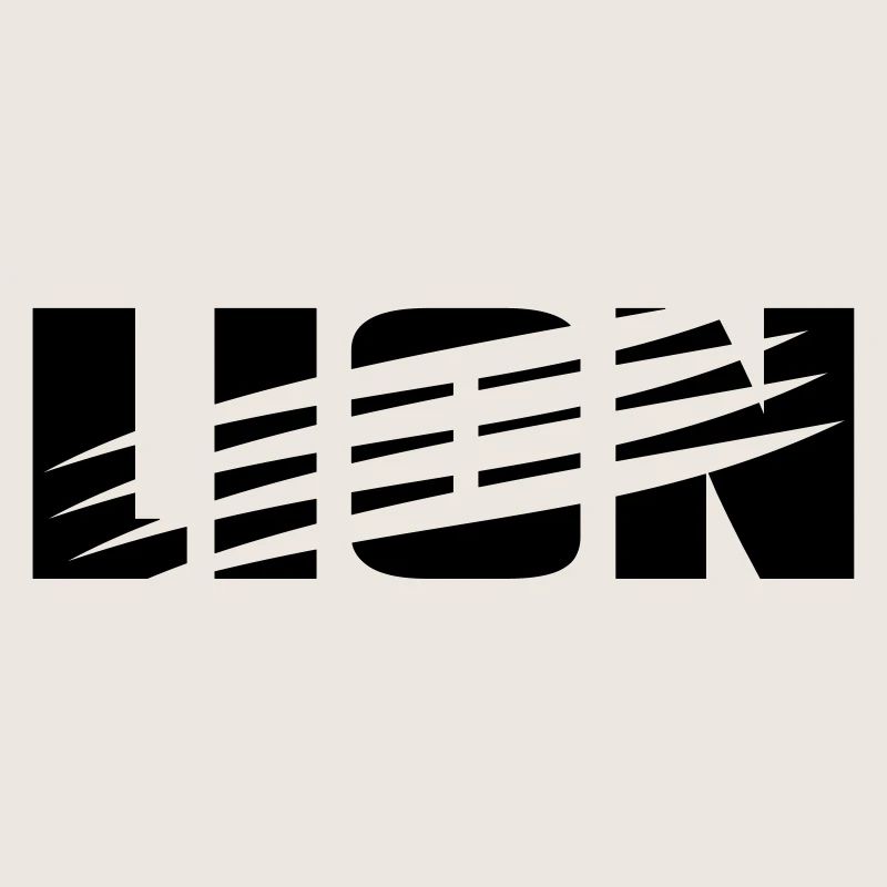 Cool lion design with scratch marks from claws