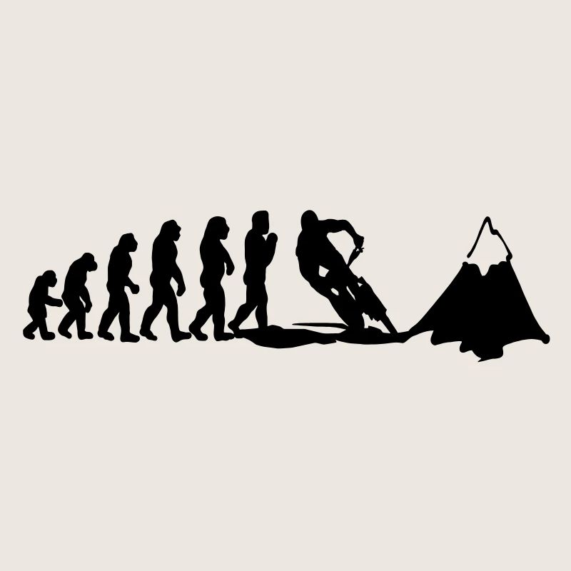 l'évolution de vélo de montagne