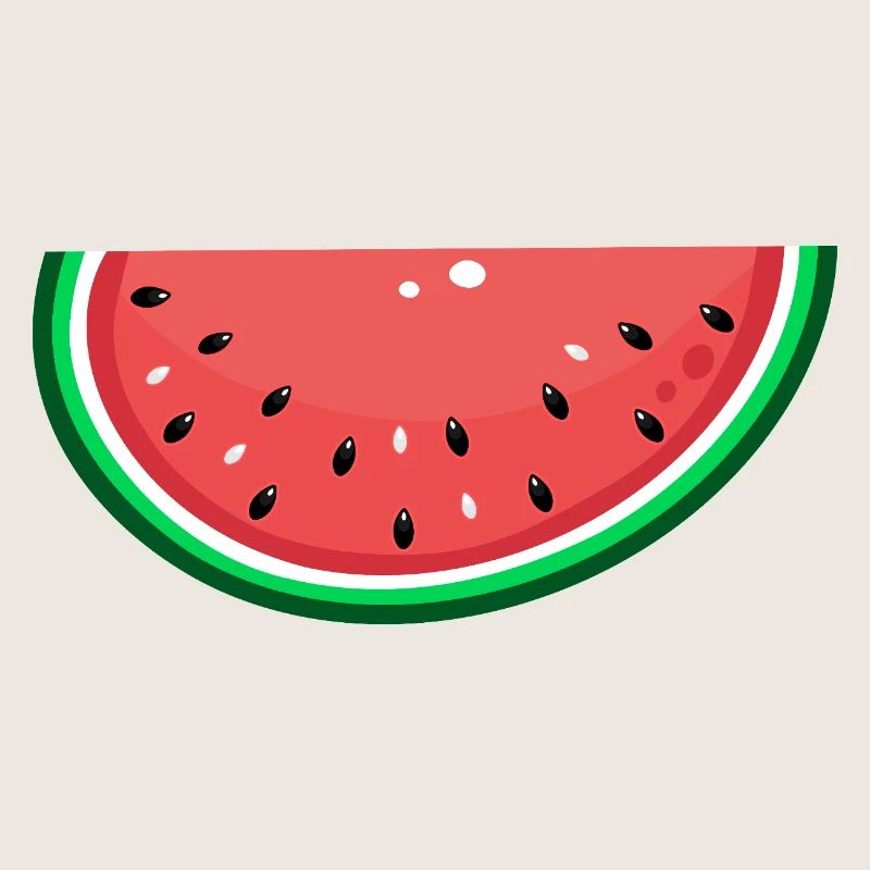 Tranche de design de pastèque