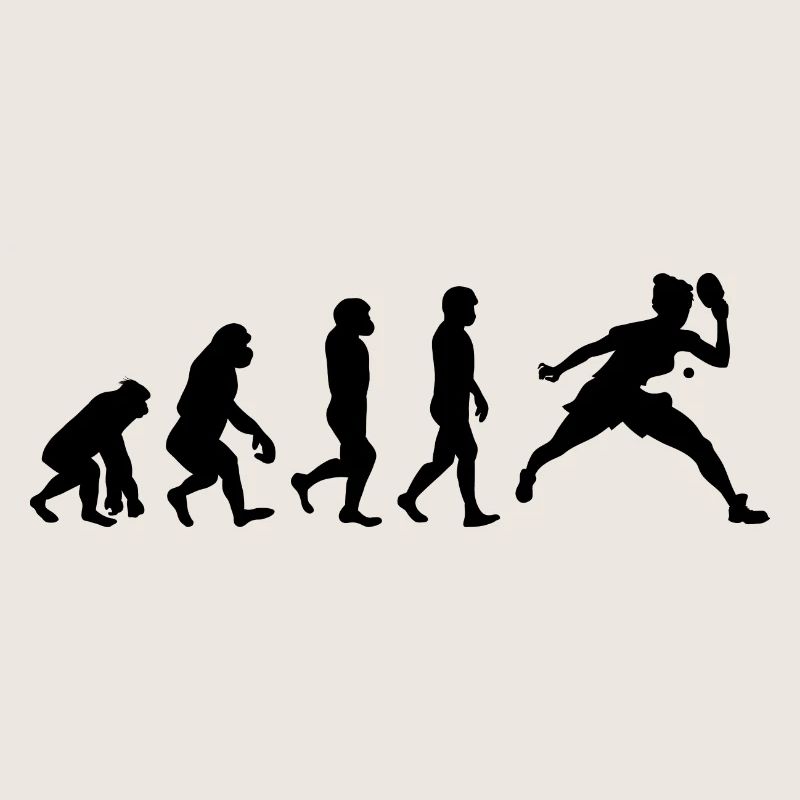 Ping Pong Table Tennis Paddle Player Evolution