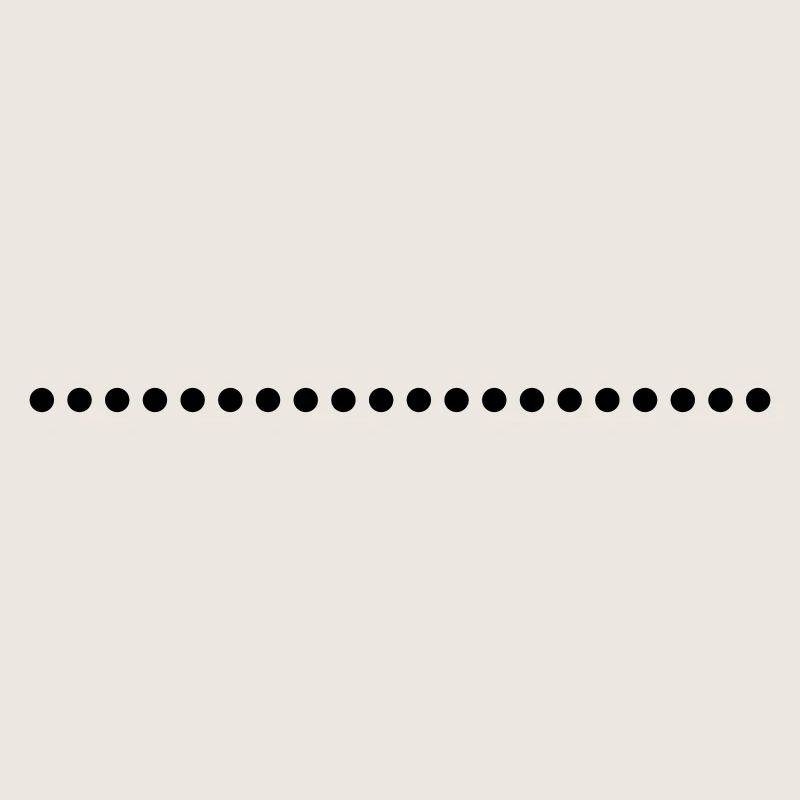 Dotted underscore to design yourself