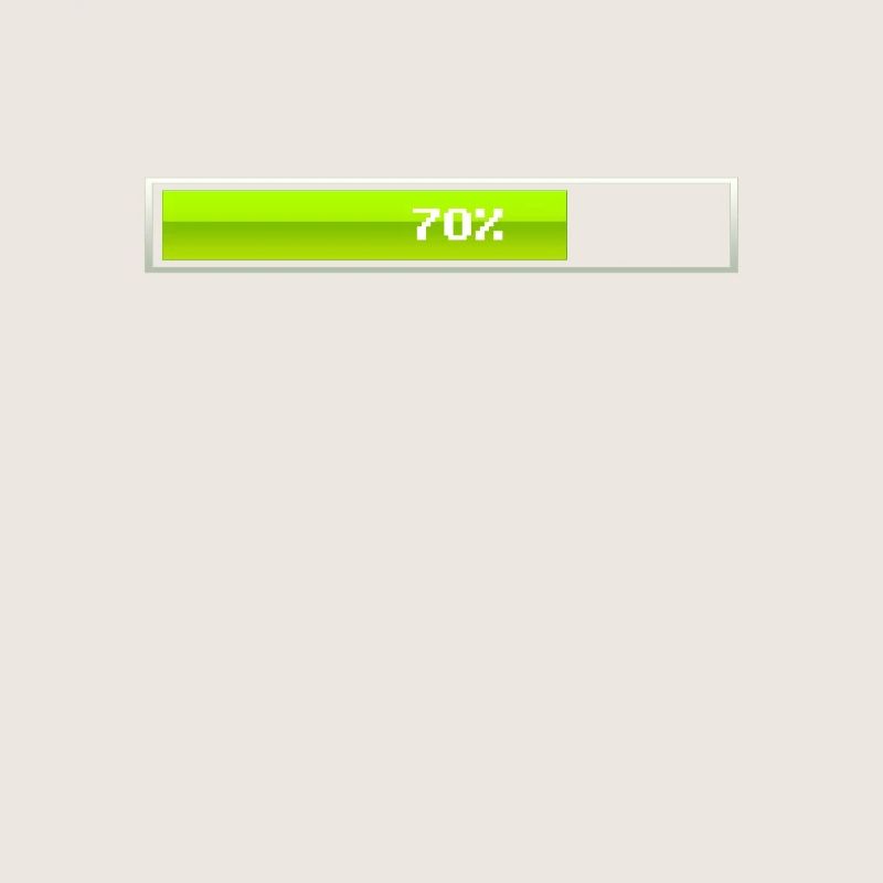 Loading bar is loading