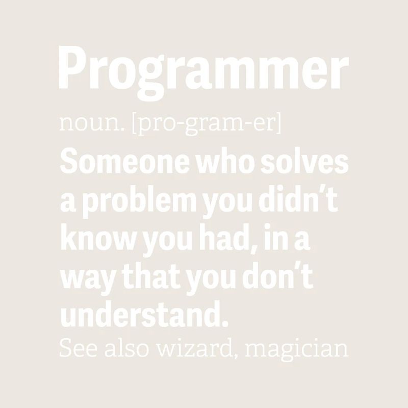 Programmer Wizard Magician Developer Science