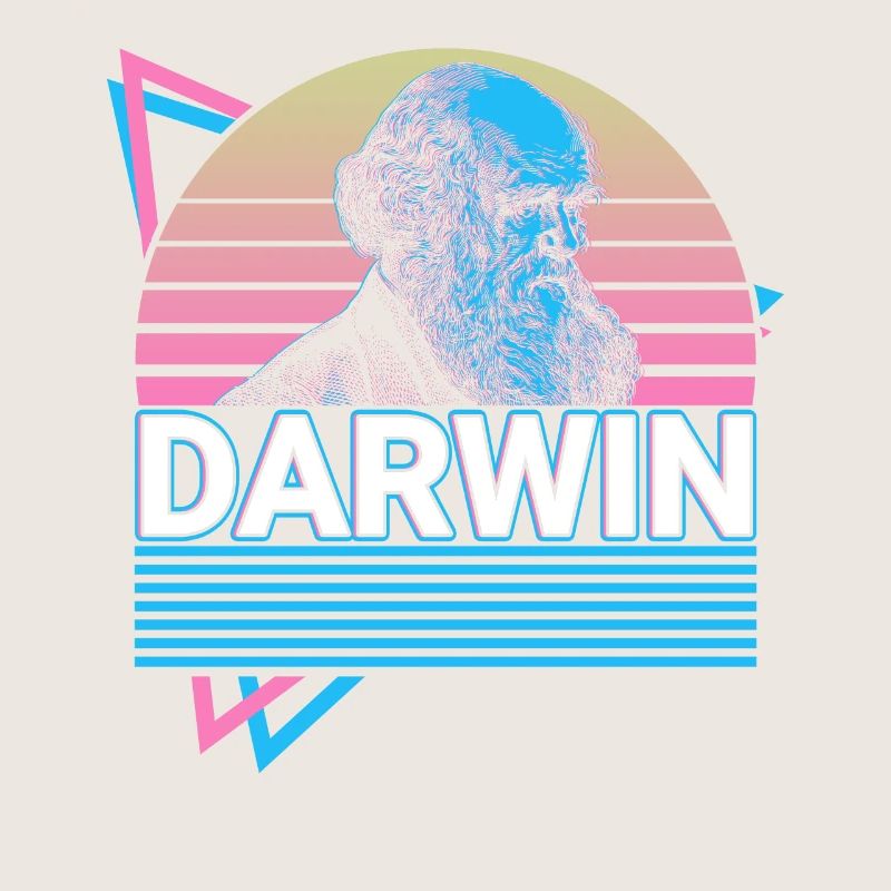 Charles Darwin Théorie de l’évolution Retro Gift