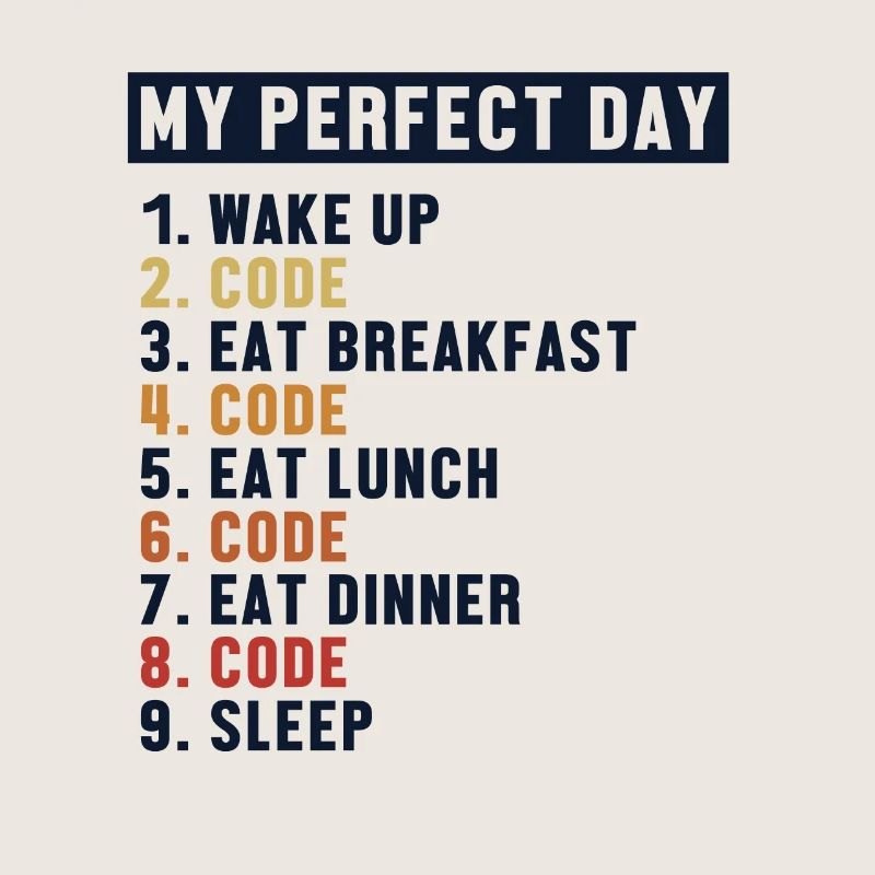 Coding Perfect Day Coder Engineer Software