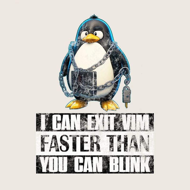 I Can Exit VIM Faster Than You Can Blink Linux
