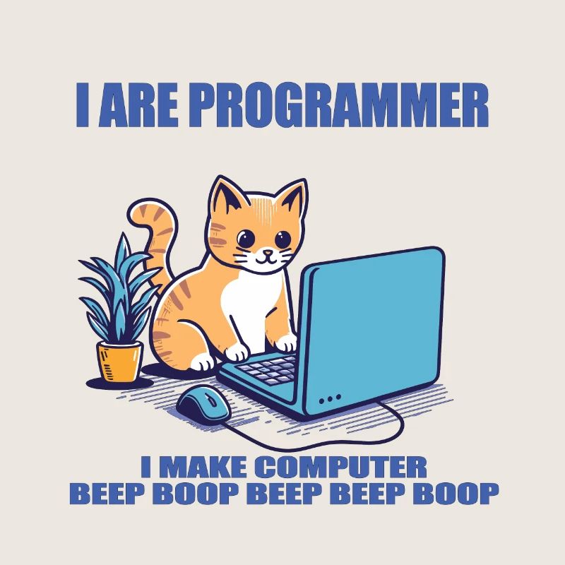 Ich bin Programmierer, Arbeitskatze