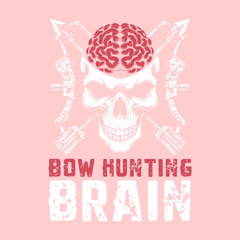 Bogenjagd Bogenjäger Schädel Bow Hunting Brain