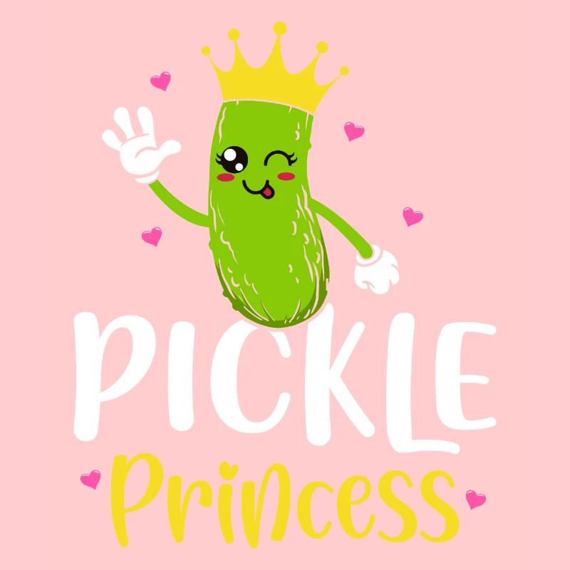 Concombre Princesse Drôle Concombre Fille Concombre
