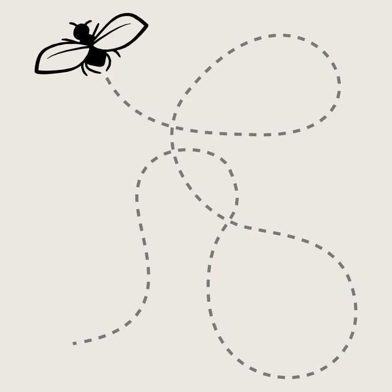Fly Dashed Line