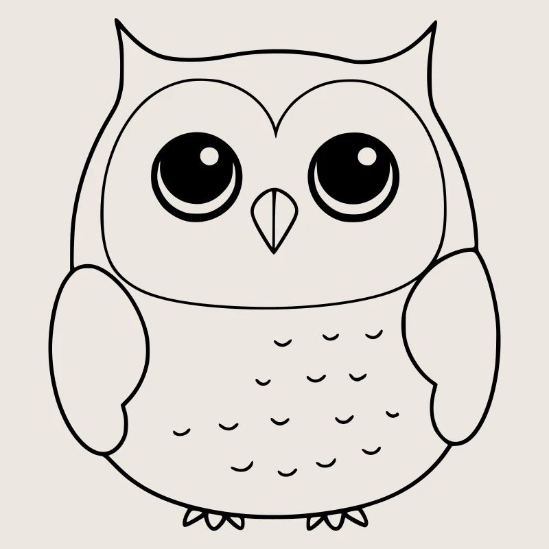 Hibou comme graphique vectoriel