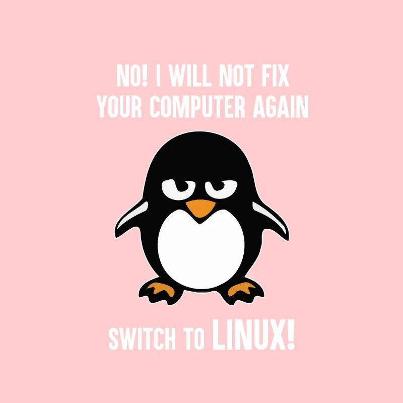 Programming computer science gift · Linux