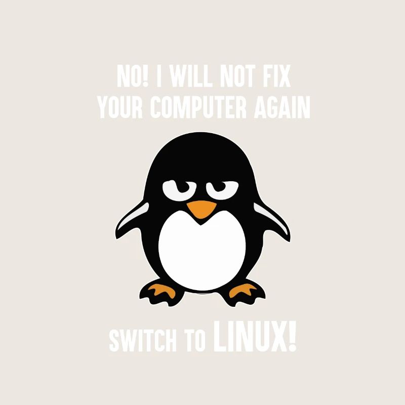 Programmieren Informatik Geschenk · Linux