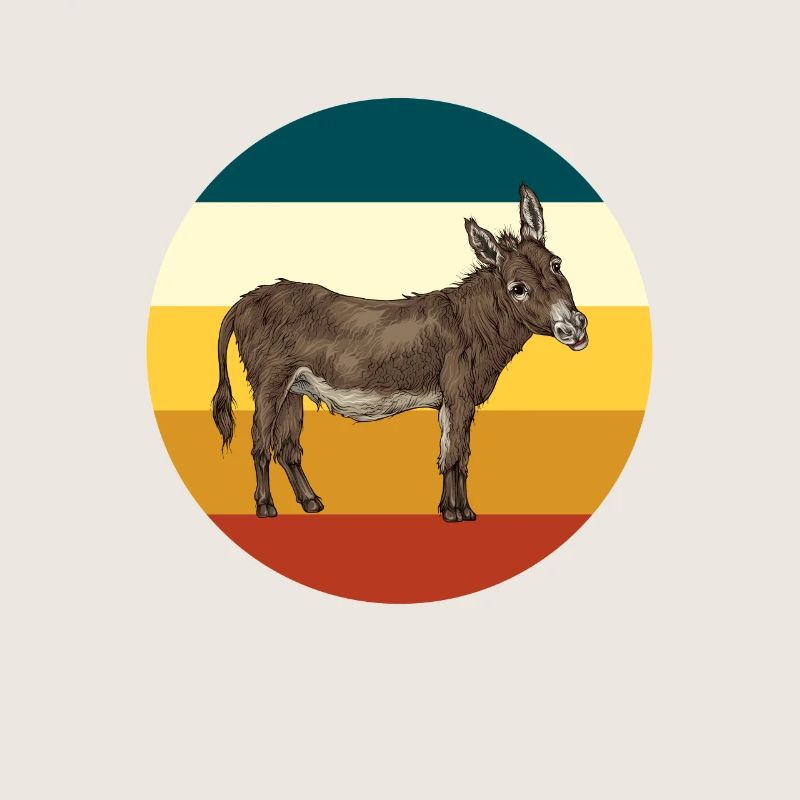 Âne rétro
