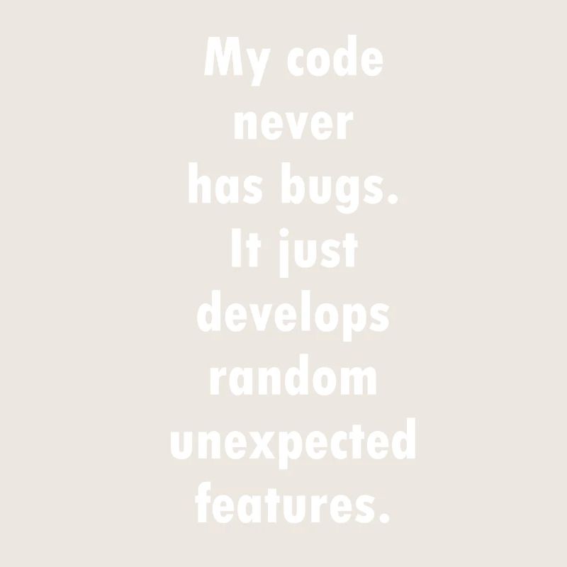 Programmer code bugs computer science nerd