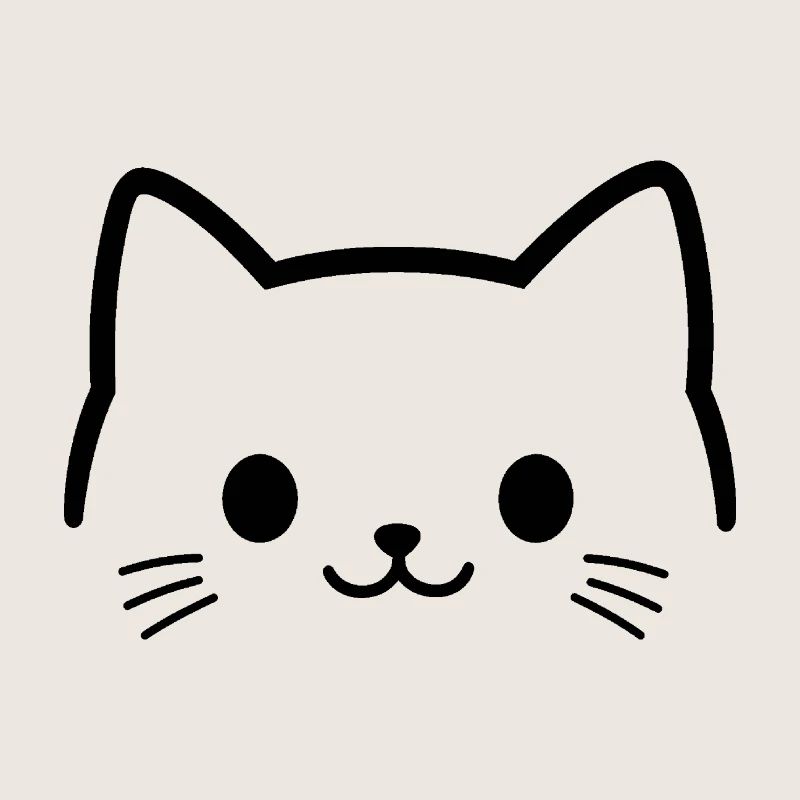 visage de chat, tête de chat, museau mignon