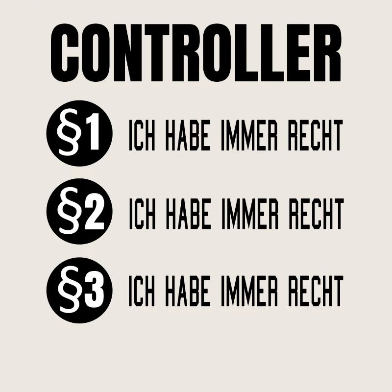 Controller Controlling Business Administration Gift Idea