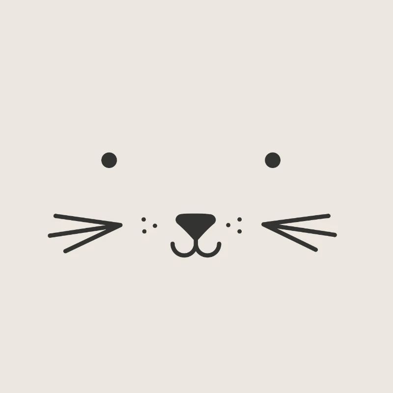 Visage de chat doux