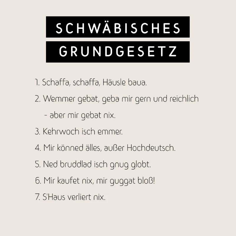 Schwäbisches Grundgesetz