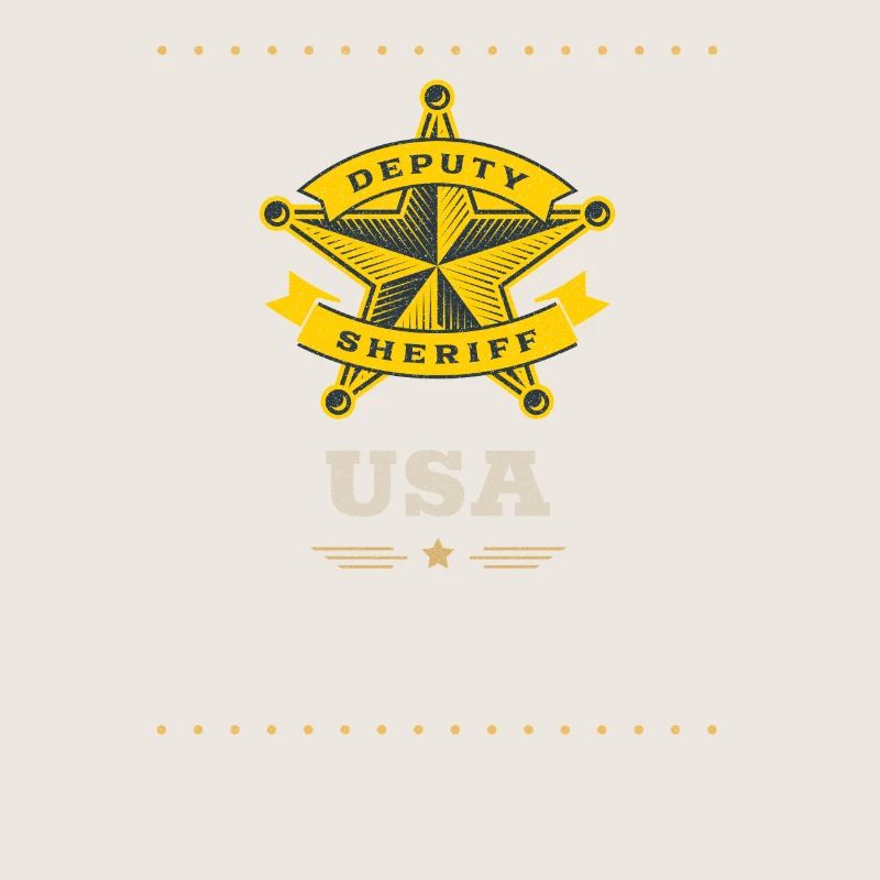 Shérif adjoint shérif adjoint - États-Unis d'Amérique de l'Ouest