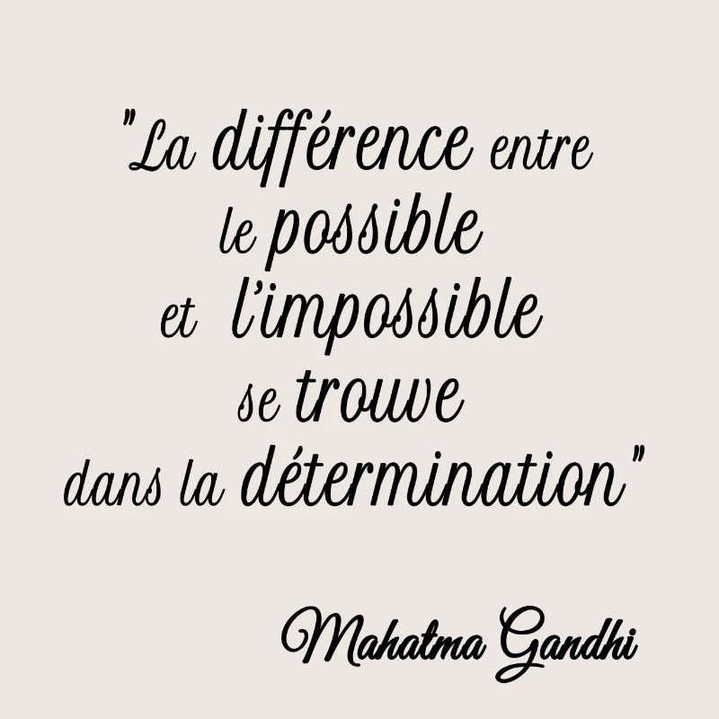 La différence entre le possible et l impossible