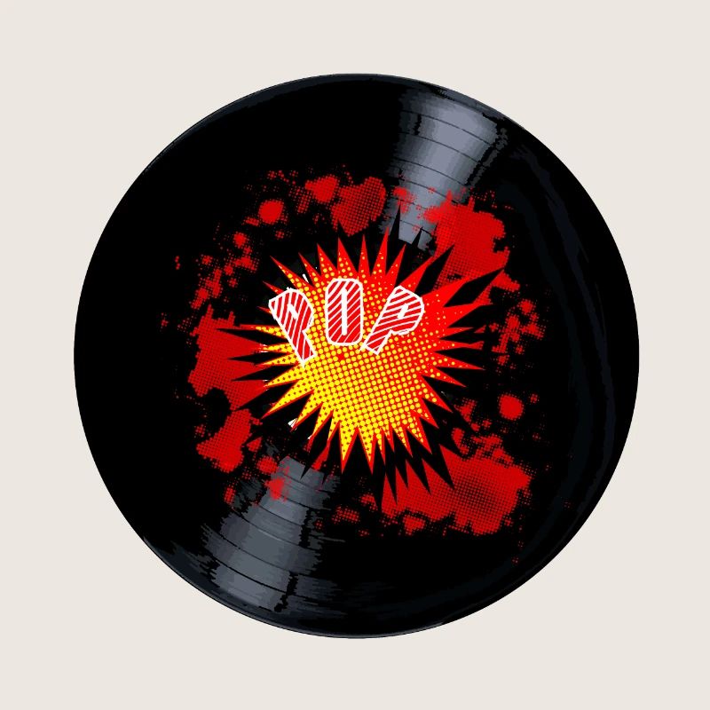 Exploding Pop Music Long Playing Record