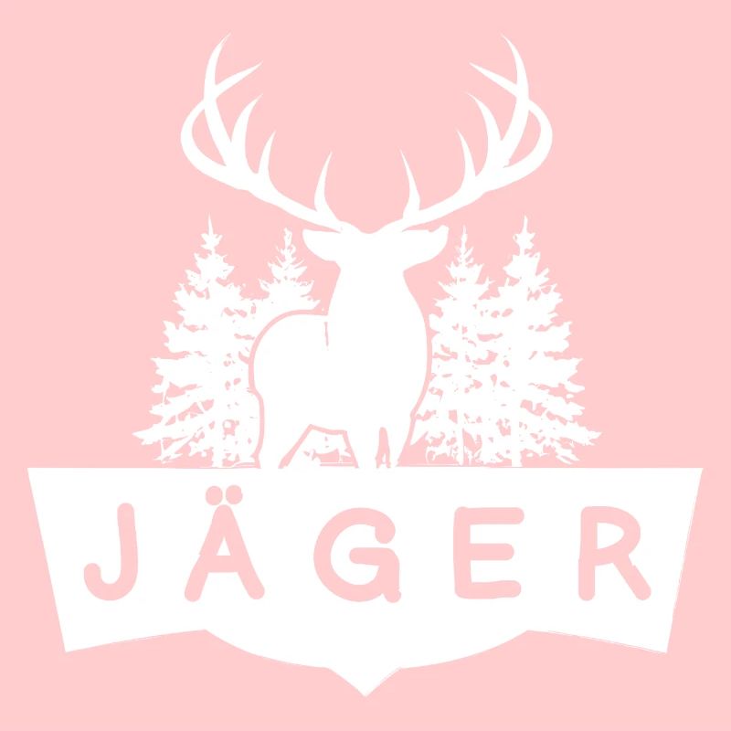 Jäger Hirsch im Wald