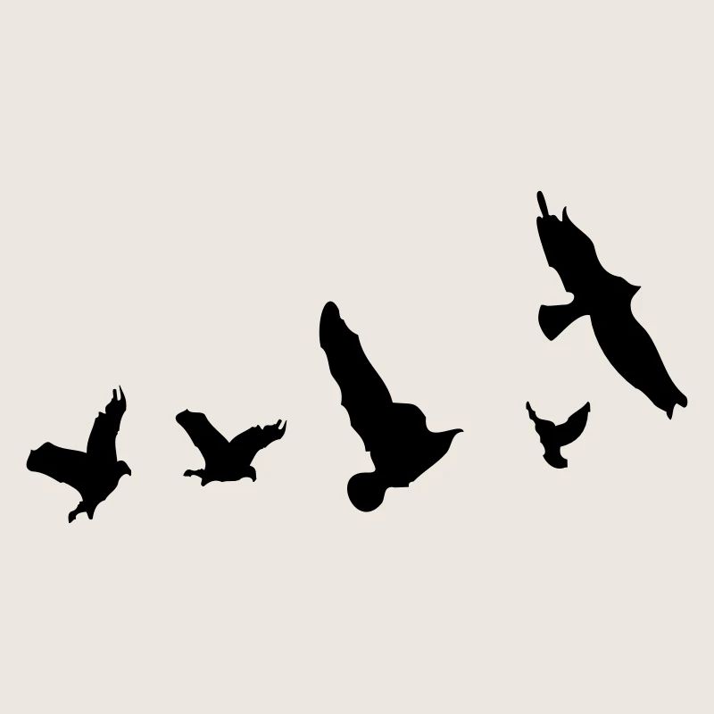 Oiseaux volant colombe