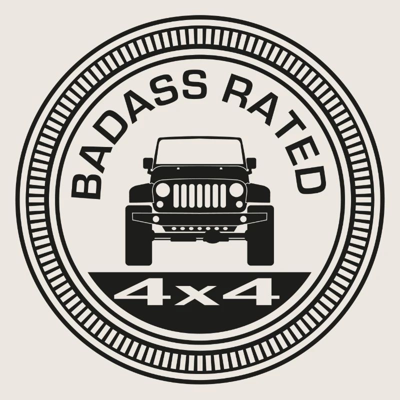 Les autocollants «notés»: notés Badass