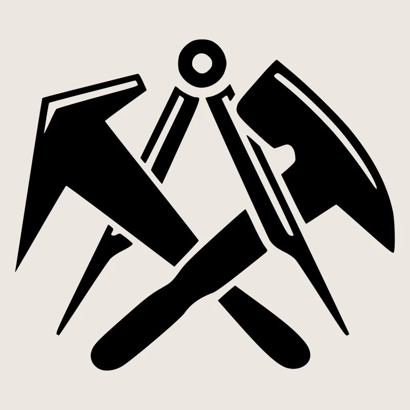 Couvreurs - Logo de signe de guilde