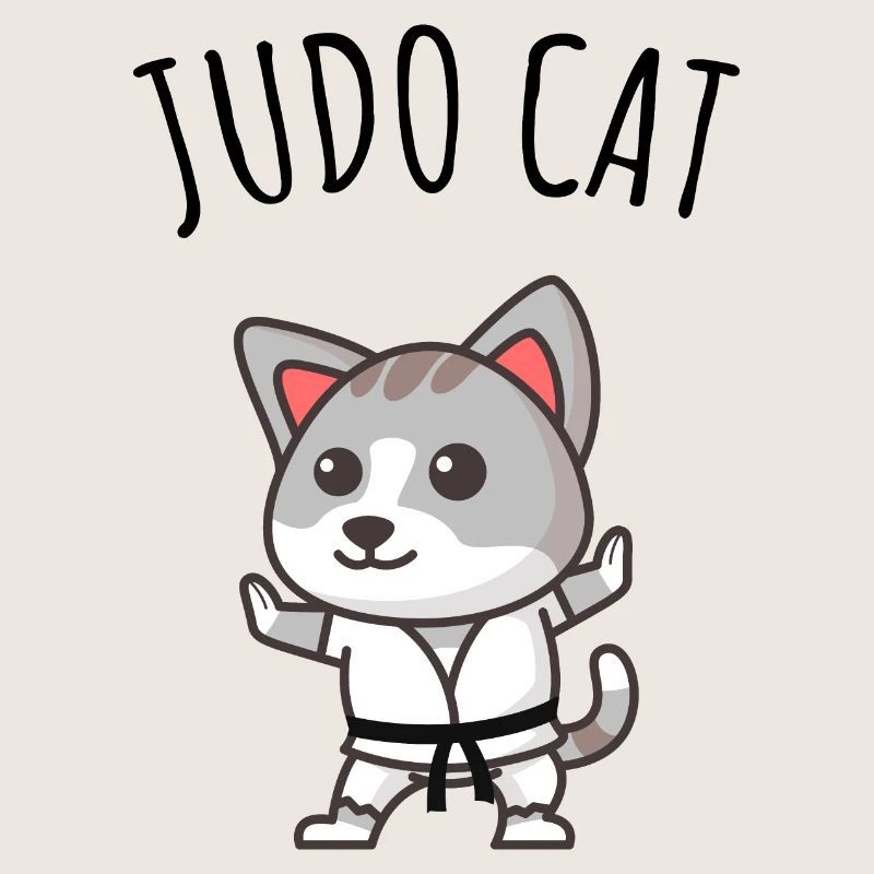 Judo cat, humour judo et chat