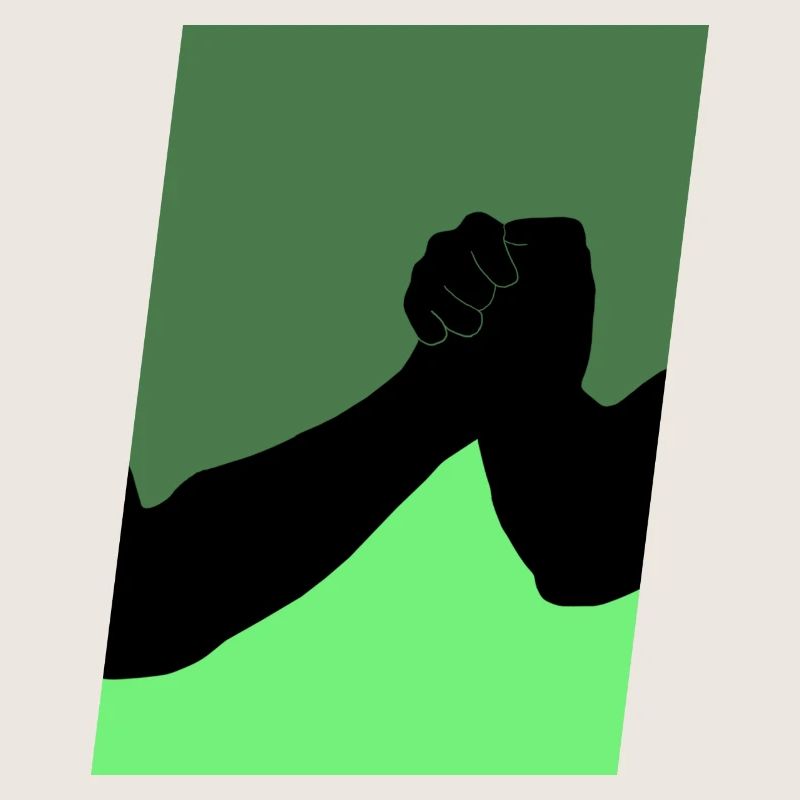 Bras de fer, Développé couché, Bras de fer