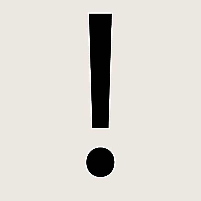 point d'exclamation