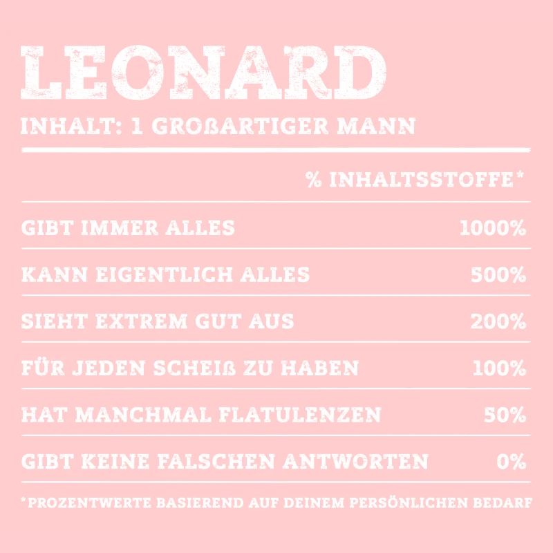Leonard Great Man First Name