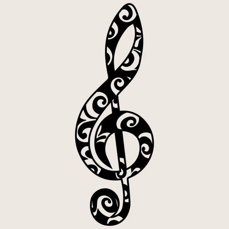 Clé, clef, musique, note classique, sol, notation
