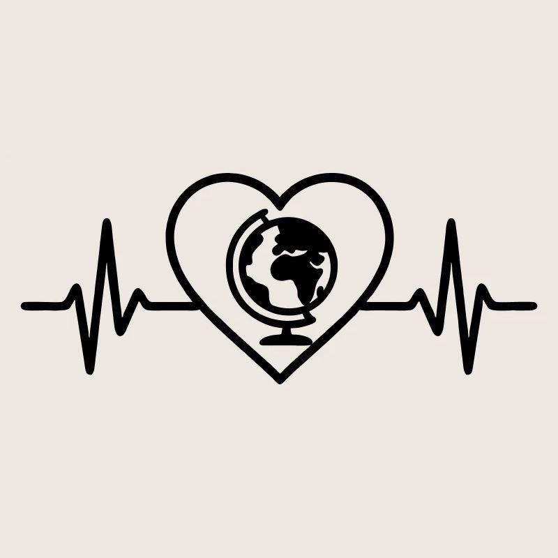 Globe Voyage Coeur