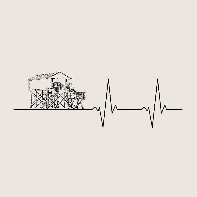 Pulse line pile construction without text black